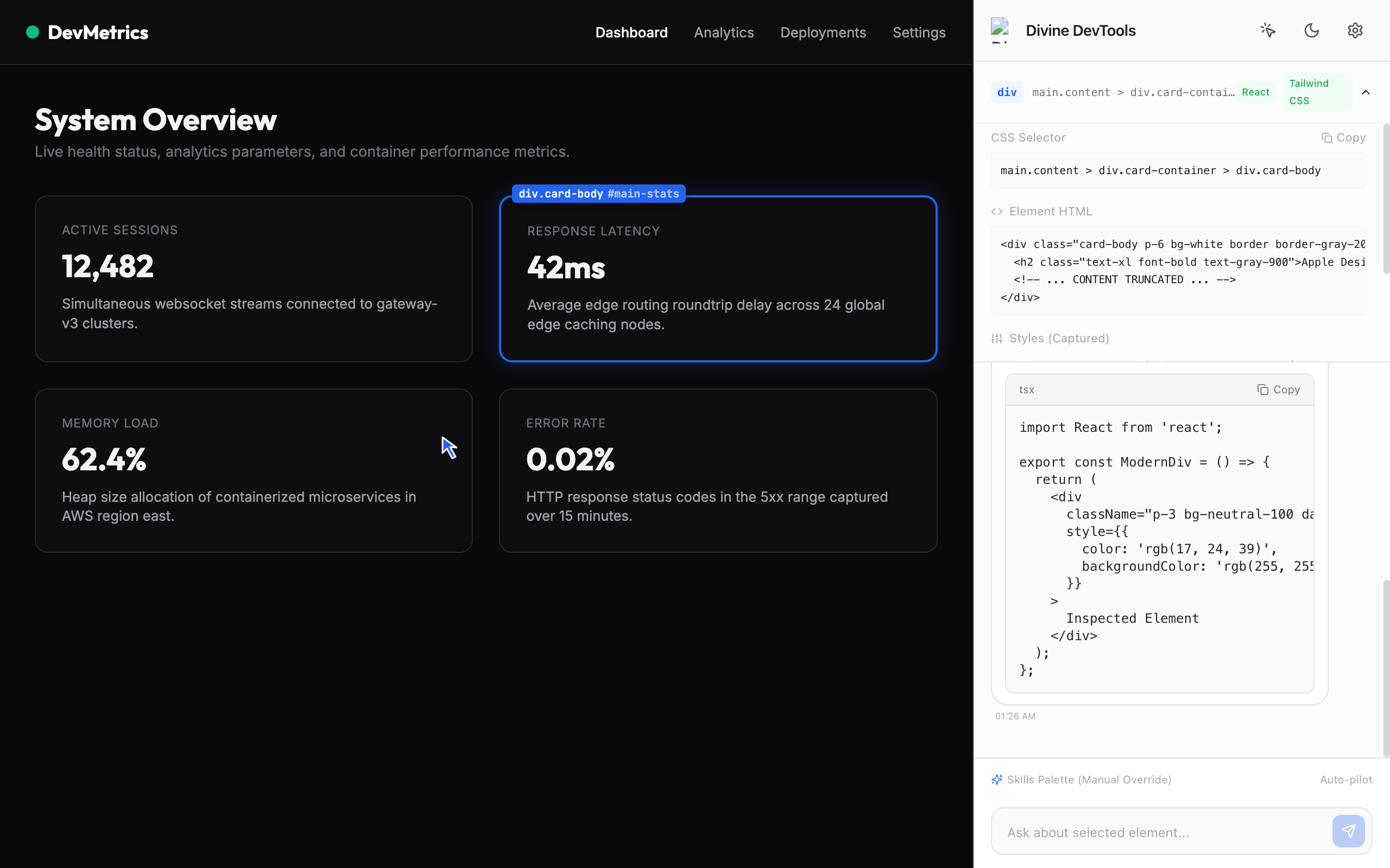 DOM Inspector and Code Style Panel